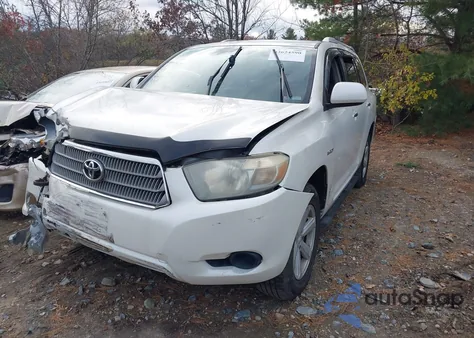 2008 Toyota Highlander Hybrid z USA, uszkodzony, nr VIN JTEEW41A082022515